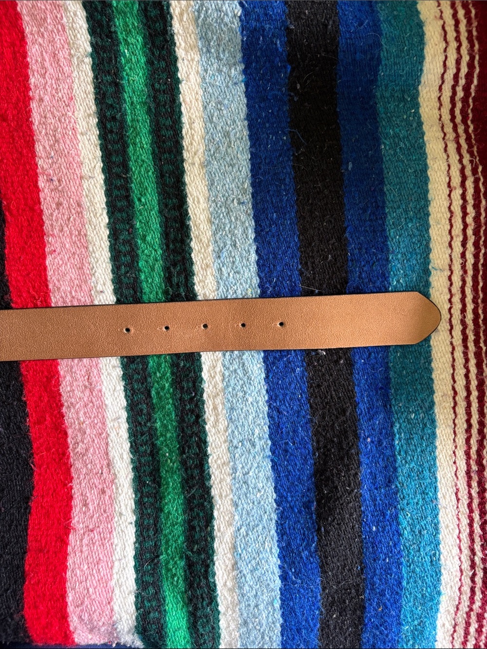 H&M Classic Tan Double-Ring Women's Belt in Tan - Picture 5 of 6